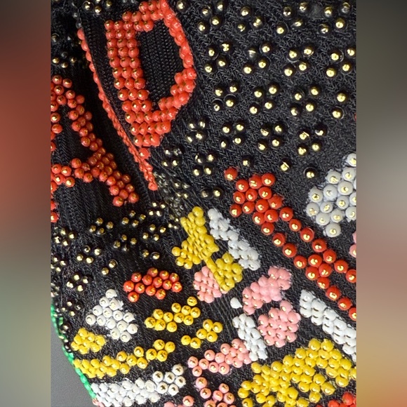 Vintage beaded Holy Land Tote - Picture 4 of 12